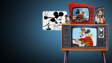 "Queríamos hacer una pieza que cubriera lo mejor posible la ilustre carrera de Mickey, y la concebimos con la idea de que fuera aspirado por un vórtice al pasado, a sus grandes éxitos", explica Eric Goldberg, uno de sus realizadores.