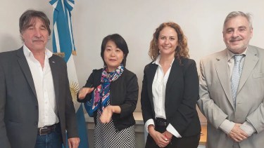 Stopiello participó de un encuentro con autoridades de la OIT. Foto: gentileza.