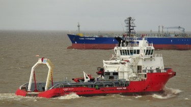 El BG Warrior que contrató YPF operará durante 14 días y reconstruiría en superficie el lecho marino. (Foto: gentileza)