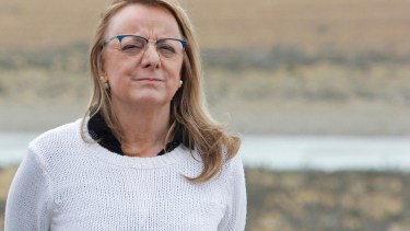 La gobernadora de Santa Cruz, Alicia Kirchner se posicionó en contra del fallo de la Corte sobre la coparticipación en CABA. Foto Télam.