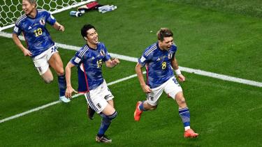 Japón dio el batacazo y se mete en los octavos de final de la copa Mundial Qatar 2022. Foto: Télam.-