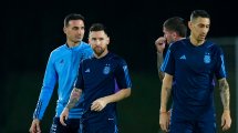 Imagen de Mundial Qatar 2022: De Paul y Di María estuvieron en el inicio de la práctica de Argentina