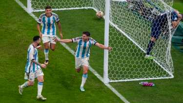 Argentina eliminó a Croacia y espera por Francia o Marruecos que juegan mañana. (Foto: AP)