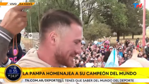 Santa Rosa homenajea a Alexis Mac Allister, campeón del Mundial Qatar 2022 con la Selección