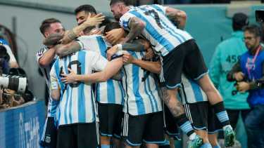 Argentina fue muy superior a Australia pero sufrió en el final. Ahora el rival será Países Bajos en cuartos. (AP Photo/Jorge Saenz)