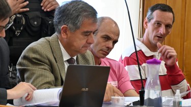 El abogado Ernesto Saavedra, junto a su asistido Martín Feilberg, que fue condenado a 5 años de prisión por un tribunal de juicio. (foto de archivo de Alfredo Leiva)

 Ternero. Foto: Chino Leiva