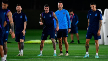 Rodrigo De Paul cumplió 50 partidos al igual que Leandro Paredes con la selección argentina. Gentileza.