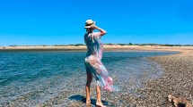 Imagen de Hasta Nicole Neumann y Manu Urcera fueron a Punta Perdices, el caribe de la Patagonia