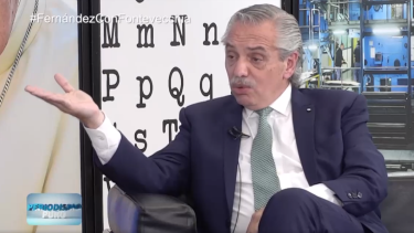 Alberto Fernández se refirió a una unificación del mercado cambiario, en una entrevista reciente (Captura Diario Perfil).