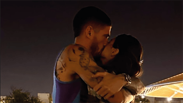 La foto del reencuentro entre Tini Stoessel y Rodrigo De Paul. 
