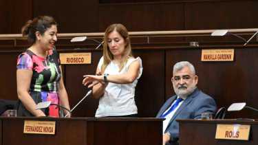 Ayelén Gutiérrez es presidenta del bloque del Frente de Todos en la Legislatura. Foto: archivo Florencia Salto.