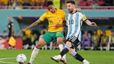 Messi y otro partido con gol para la selección. (AP Photo/Lee Jin-man)