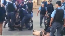 Imagen de Le tiraron una botella de vidrio en la cabeza a una policía durante Navidad en Centenario