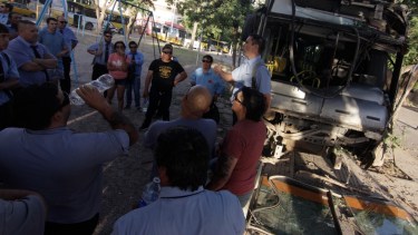 Un colectivo sin frenos desató la interna en el gremio de colectiveros en Neuquén. Foto: Oscar Livera