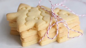 Galletitas navideñas de manteca en pocos minutos