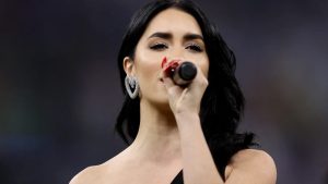 La curiosa historia del vestido de Lali en la ceremonia de la Final del Mundial Qatar 2022