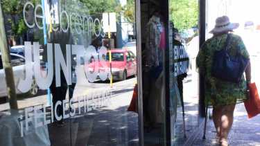 El Paseo Navideño no contribuyó al aumento de ventas. Foto: Alejandro Carnevale.