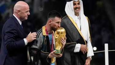 Argentina se consagró Campeón del Mundo y Messi levantó la copa. La perspectiva histórica de Fernando Casullo. (AP Photo/Martin Meissner)