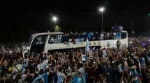 Imagen de Video: mirá la increíble marea humana que recibió a la selección 
