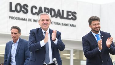 Fernández también se refirió a Mauricio Macri en su discurso. Foto Télam