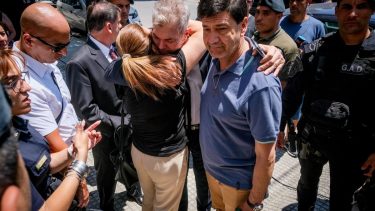 Silvino y Graciela tuvieron duras críticas hacia las declaraciones de los acusados de la muerte de su hijo. Foto Télam