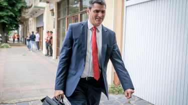 El fiscal Juan Manuel Dávila, a cargo de impulsar la acusación contra los ocho rugbiers en el juicio por el crimen de Fernando Báez Sosa. Foto: Télam