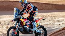 Imagen de Kevin Benavides, nuevo líder en motos del Rally Dakar