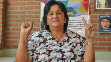 La noticia fue confirmada por el abogado de la dirigente social. Foto Télam