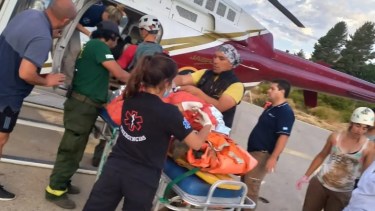 La mujer cruzaba un arroyo y fue arrastrada por un deslave. Foto: gentileza
