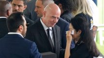 Imagen de El particular pedido de Gianni Infantino durante el funeral de Pelé