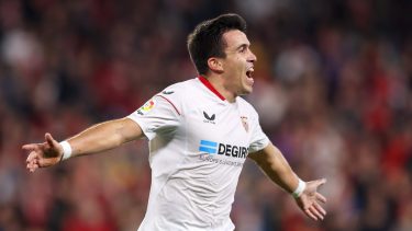 El Huevo abrió el marcador para el Sevilla.