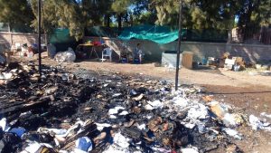 Se incendió una cooperativa ambiental en el oeste de Neuquén y aseguran que fue intencional
