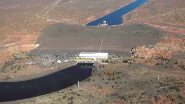 Planicie Banderita es la represa que produce energía en el río Neuquén. Foto: Secretaría de Energía.