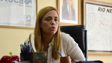 La intendenta de Roca, María Emilia Soria solicitó -por carta documento- que el PJ convoque a internas para las candidaturas roquenses. Foto: Archivo.