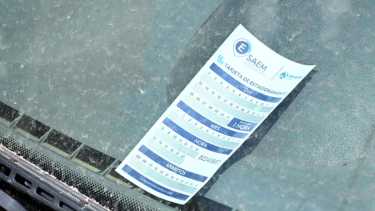 Estacionamiento pago en San Martín de los Andes.