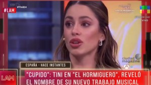 La emoción de Tini Stoessel al hablar de su nuevo disco «Cupido»