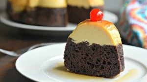 Choco flan sin horno ¡qué más querés!