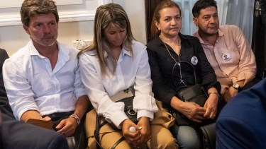 Los padres de Fernando Báez Sosa estuvieron presentes en todas las jornadas del juicio. Foto Télam. 