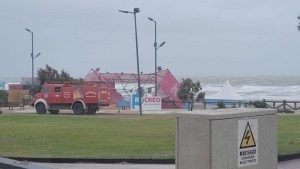 Un temporal de viento provocó serios destrozos en Monte Hermoso