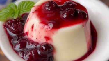 Hoy panna cotta de postre
