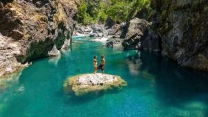 Fiesta Nacional del Lúpulo: cómo llegar a El Paraíso, increíble pozón del río Azul