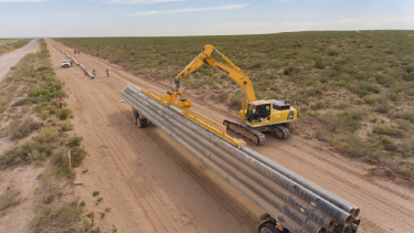 El oleoducto de Shell, Pan American Energy y Pluspetrol fue inaugurado hoy en Vaca Muerta. (Foto: archivo)