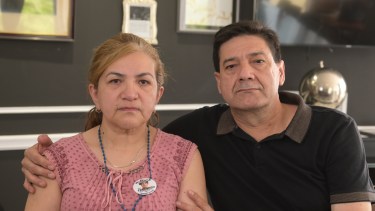 Graciela Sosa y Silvino Báez, los padres de Fernando.
