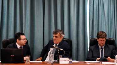 Eulogio, Trincheri, Bagnat, el tribunal que dictó el fallo por unanimidad. (Archivo/Matías Subat)