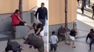 Dos momentos del violento robo a la pareja argentina en Chile. 
