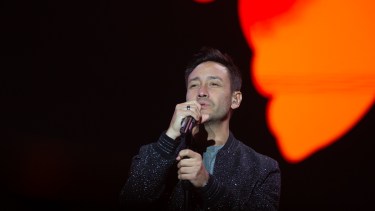 Luciano Pereyra le cantó el feliz cumpleaños a una nena de 7 años en su recital. Archivo.