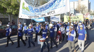 Los trabajadores de la Asociación Bancaria llevan a cabo un paro nacional este jueves. Archivo.