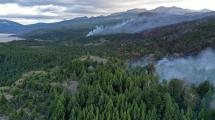 Imagen de Un incendio forestal en Cholila obligó a evacuar al barrio San Esteban