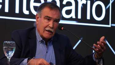 EL intendente Javier Bertoldi en la apertura de sesiones 2023 (foto gentileza)