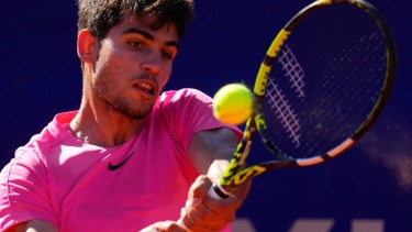 A Alcaraz lo frenó la lluvia en su estreno en el ATP 500 de Río de Janeiro